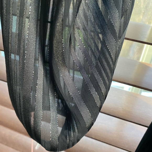 Victoria Secret Black Sparkle Sexy Sheer Jumpsuit - Picture 3 of 7